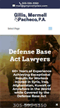 Mobile Screenshot of defense-base-act-lawyers.com